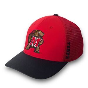 University of Maryland Terrapins Red Flex Fit Sports Hat NWT Top of the World